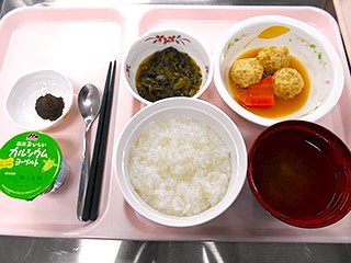 噛むことが困難な方の食事（口の中でつぶせる程度）